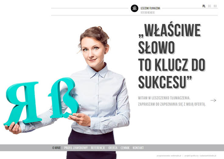 Webdesign - Leszczenko, home