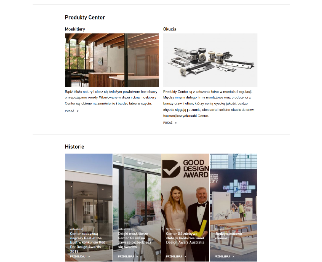 Products and inspiration