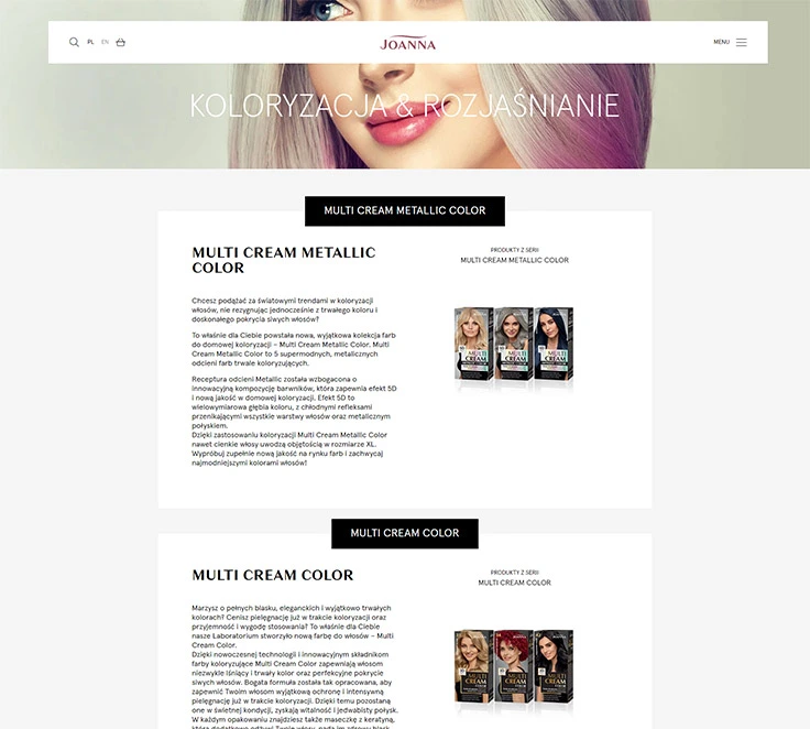 Product list